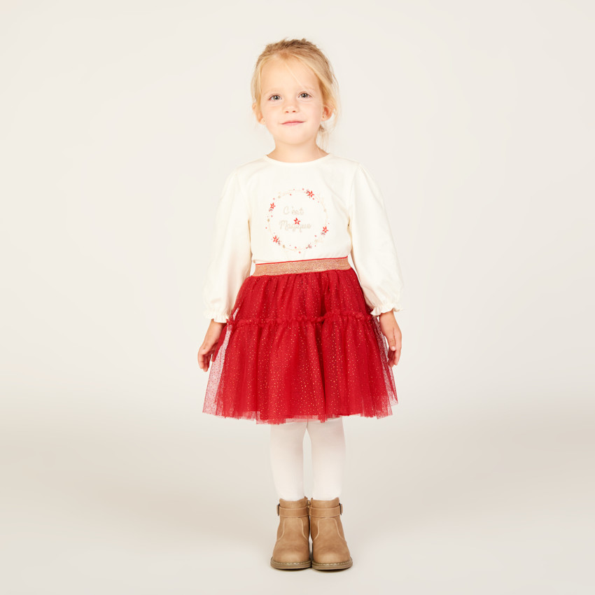 T-shirt μακρυμάνικο με εκτύπωση για κοριτσάκι. 