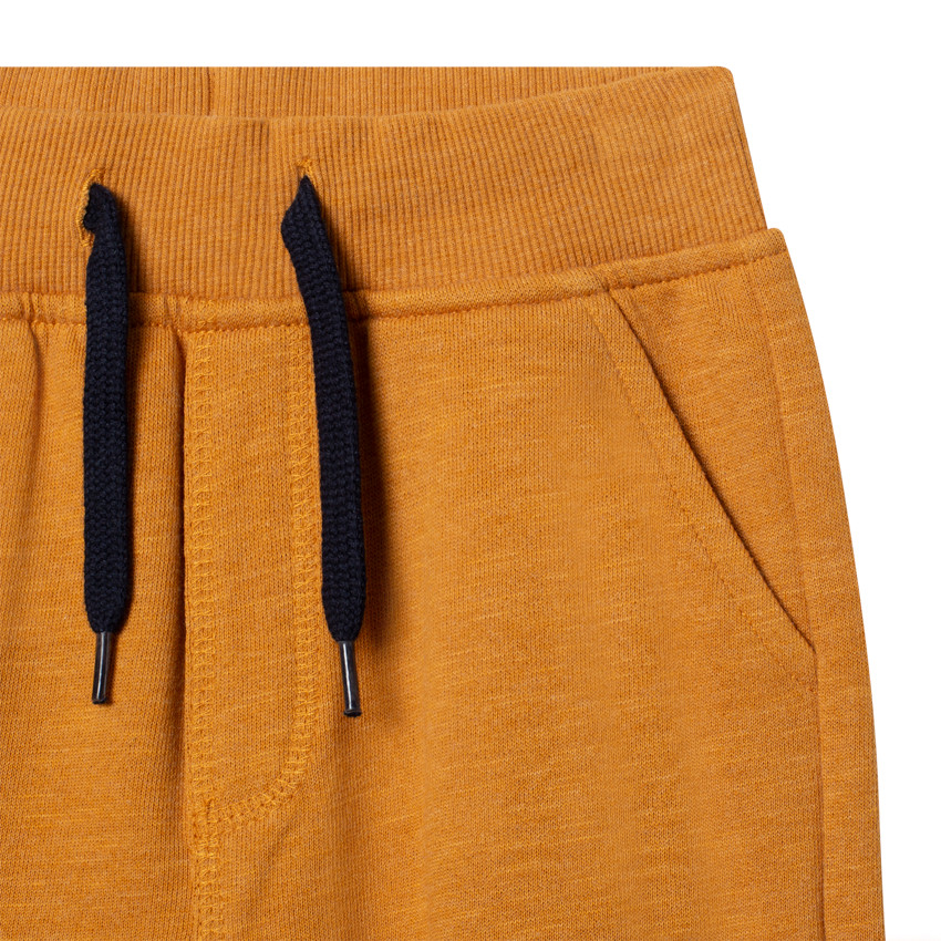 Μονόχρωμο παντελόνι φόρμας από φανέλα 