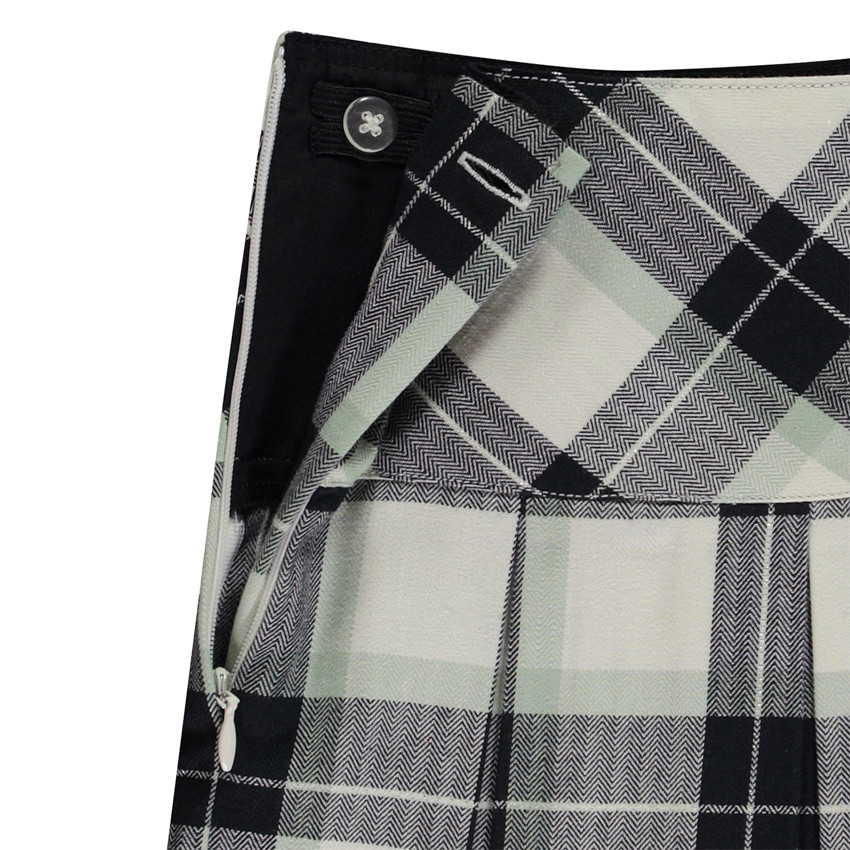 Φούστα πλισέ με καρό σχέδιο και φιόγκο για κορίτσι 