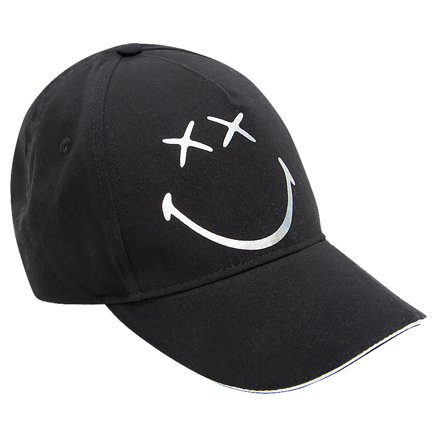 Καπέλο από τουίλ με στάμπα Smiley 