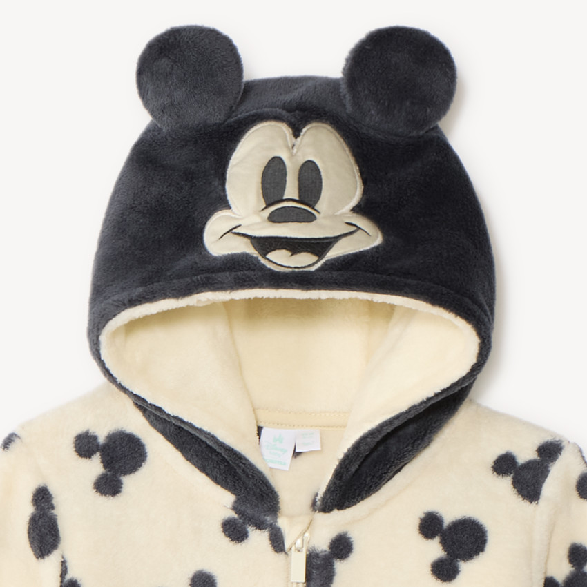 Πιτζάμα από sherpa με κουκούλα Mickey Disney για μωρό αγόρι 
