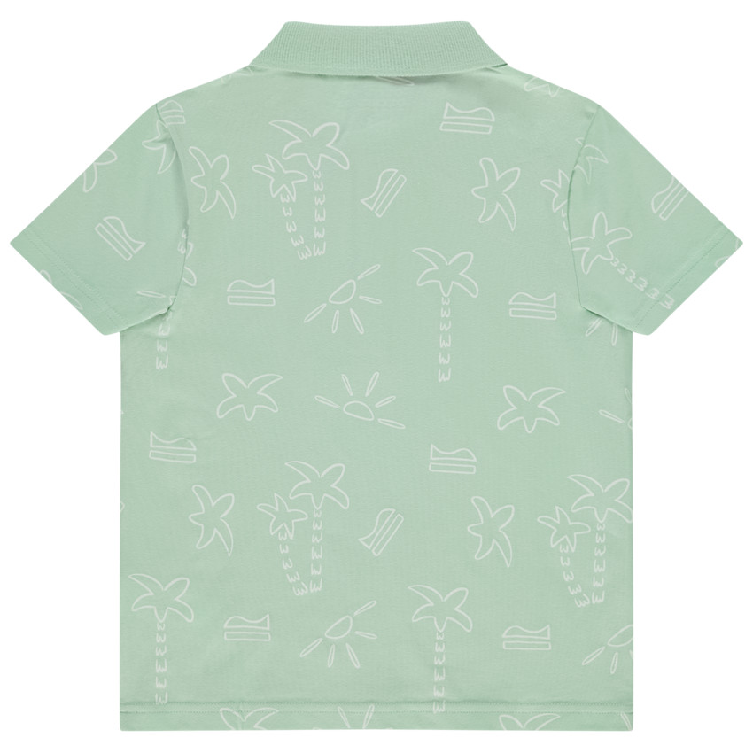 Πόλο κοντομάνικο με φαντεζί σχέδιο για αγόρι 