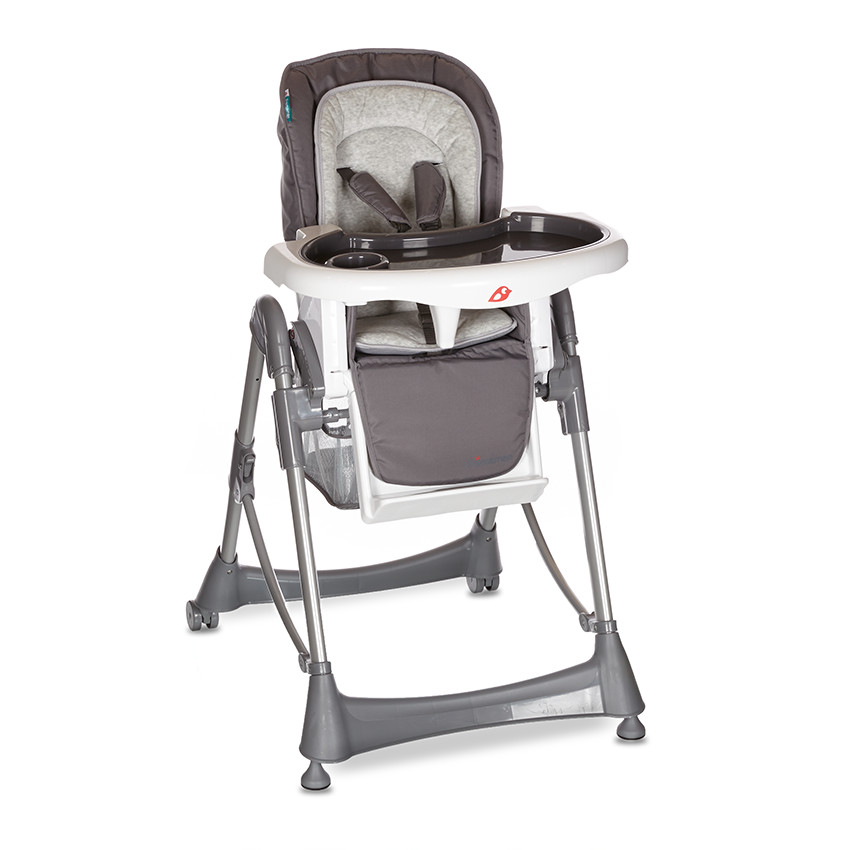 Καρέκλα φαγητού metal ανθρακί 