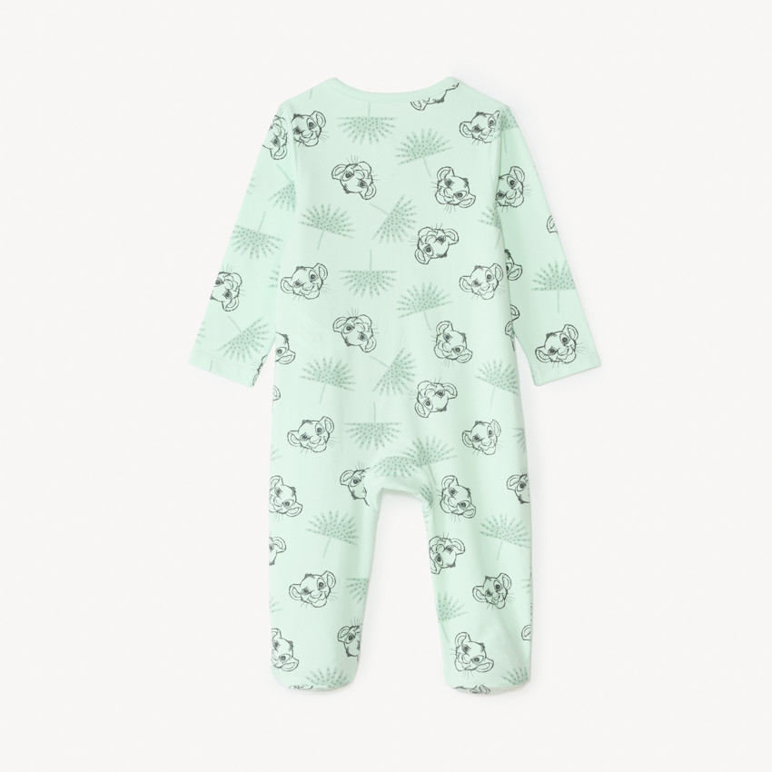 Πιτζάμα με φερμουάρ μπροστά, με σχέδιο από τον Βασιλιά Λέοντα της Disney, για αγοράκι. 