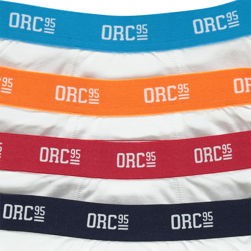 Σετ 4 μποξεράκια βαμβακερά με μέση που κάνει αντίθεση 