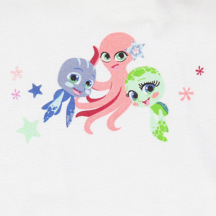 Cape de bain en coton éponge "Sammy & Co" 