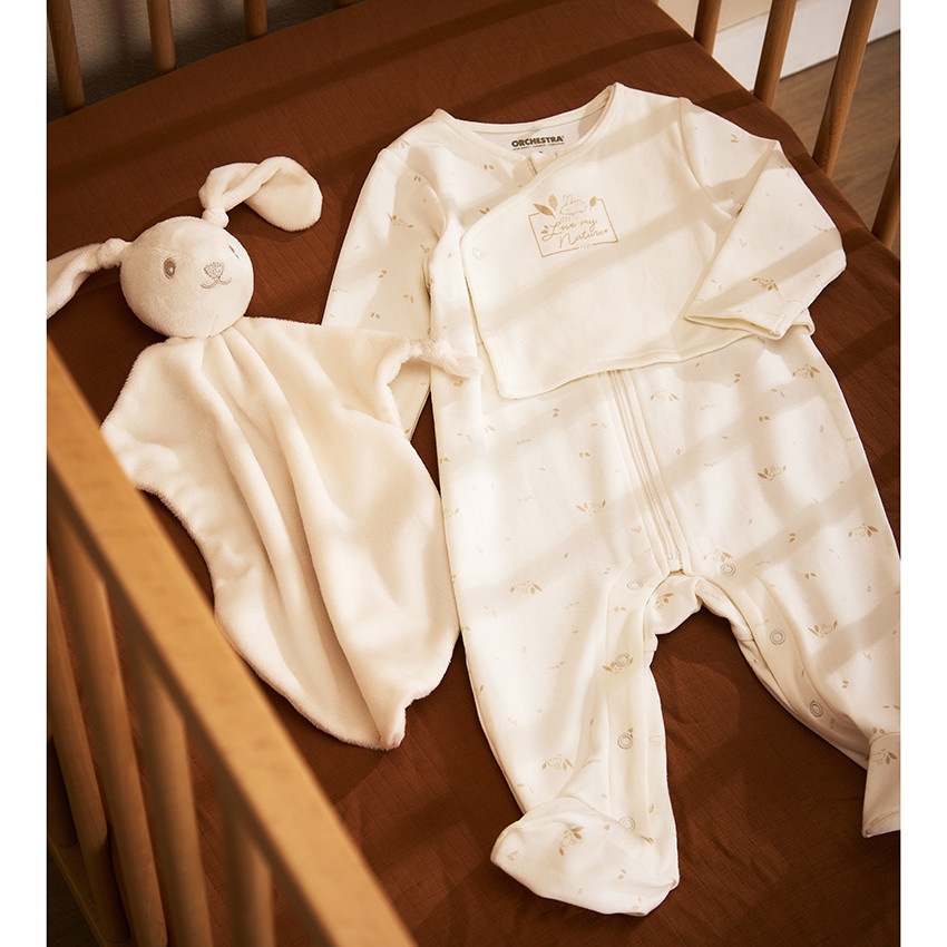 Φορμάκι βαμβακερό imprimé feuilles για bebe 