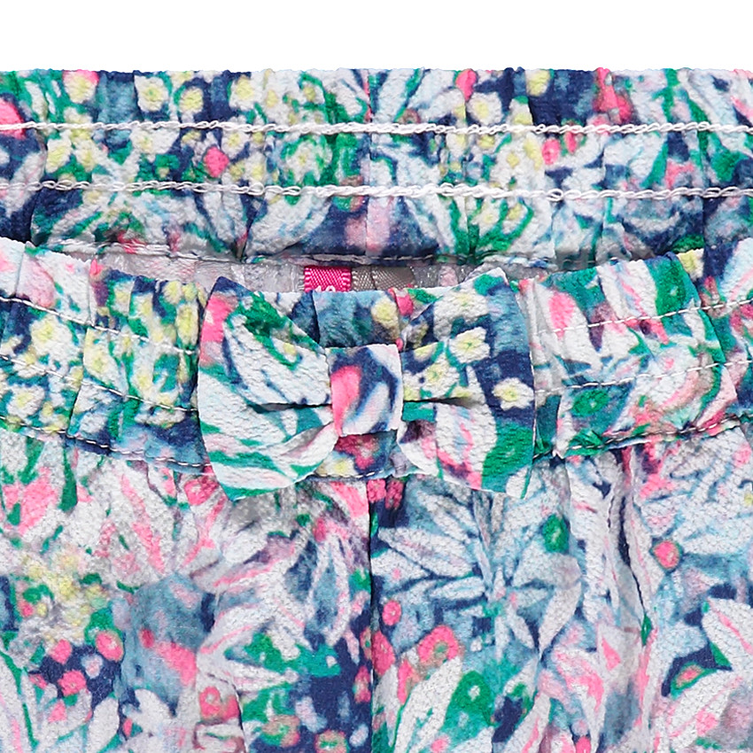 Παιδικά - Χυτό σορτσάκι με μοτίβο φύλλα 