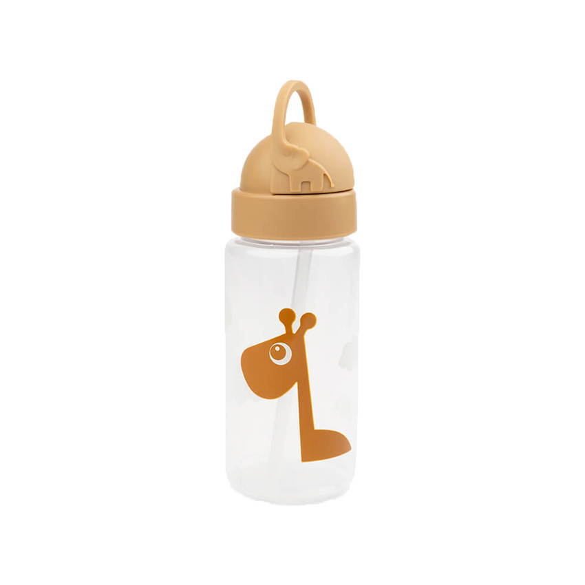 Ποτήρι Με Καλαμάκι Raffi Mustard 350Ml DONE BY DEER 