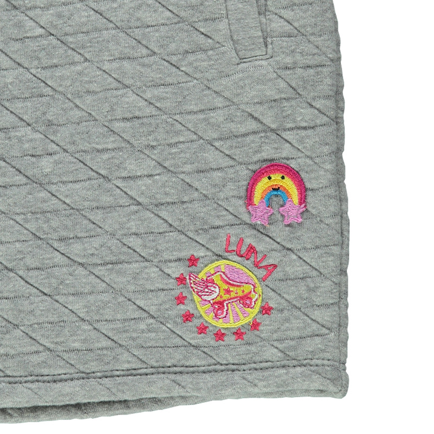 Junior - Jupe en molleton matelassé avec badges fantaisie Disney Soy Luna 