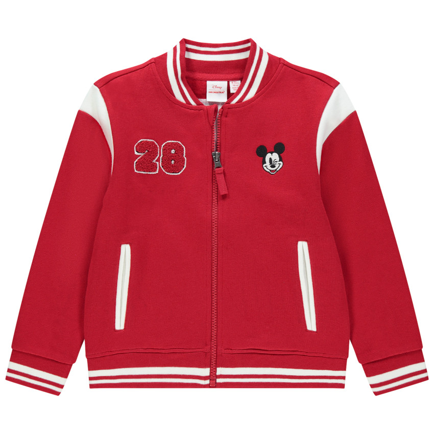 Gilet en molleton style teddy à motifs Mickey Disney 