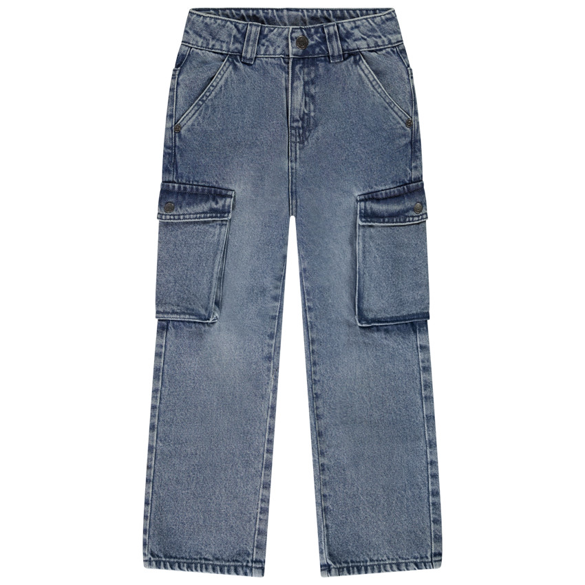 Τζιν cargo σε denim για αγόρι 