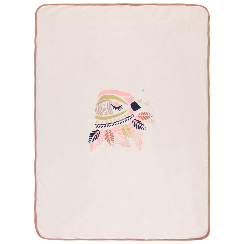 Κουβέρτα Με Glitter Και Σχέδιο Πουλιού 