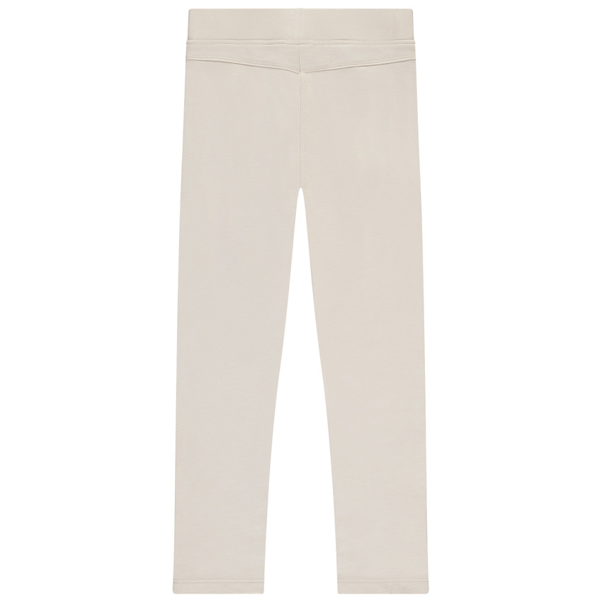 Jegging σε ύφασμα molleton μονόχρωμο για κορίτσι 