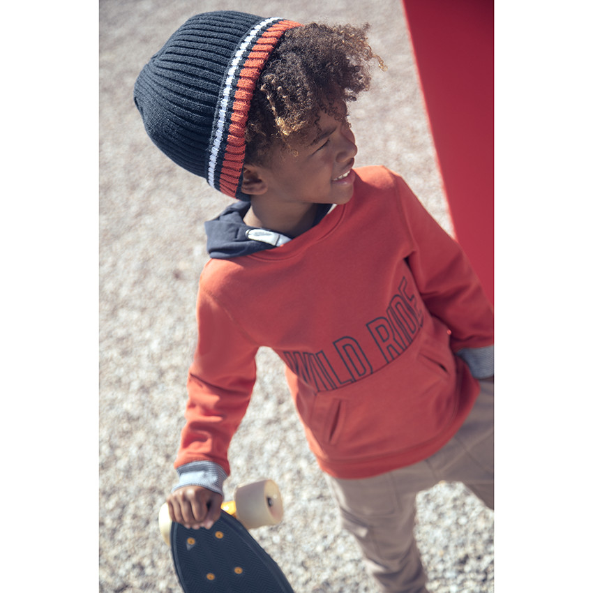 Σετ Σκούφος και  snood με επένδυση sherpa για αγόρι 