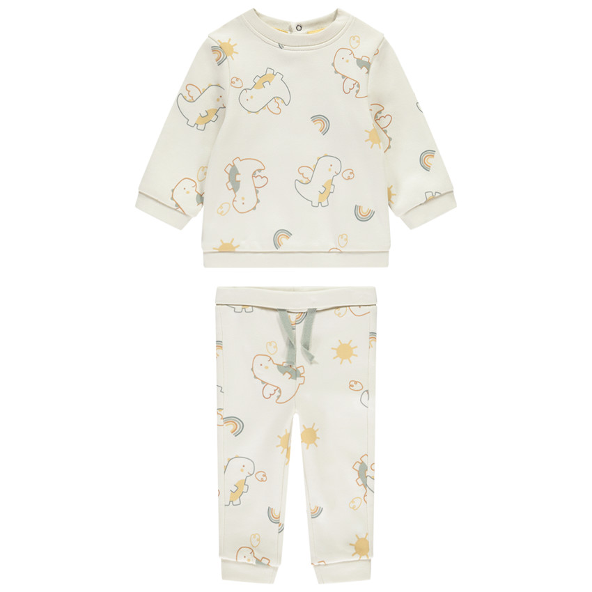 Ensemble molleton imprimé dragons pour bébé garçon 