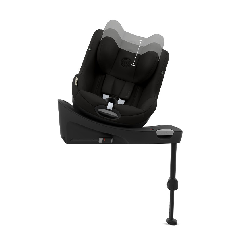 Κάθισμα αυτοκινήτου περιστρεφόμενο i-Size Sirona Gi ύφασμα Comfort μαύρο magic 