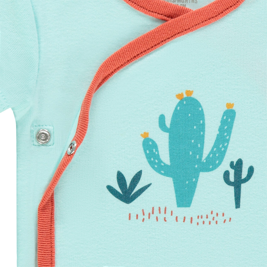 Σετ από 7 bodies κοντομάνικα με σχέδια δεινόσαυροι 