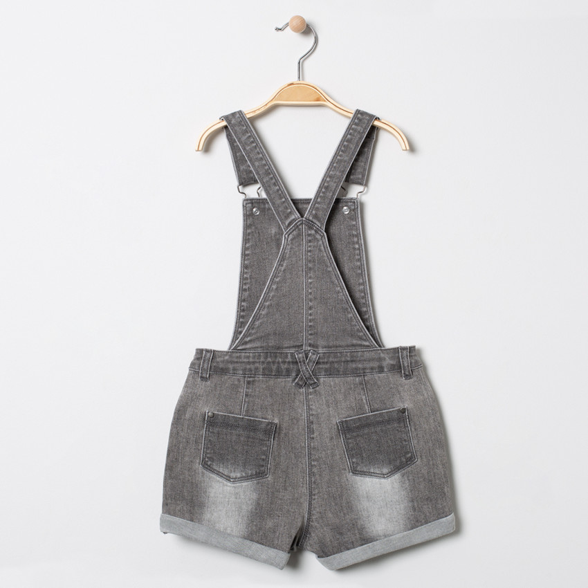 Σαλοπέτα effet used με λουλούδια κεντημένα για κορίτσι 