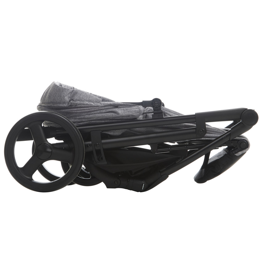 Καρότσι duo Essential με κάθισμα αυτοκινήτου i-Size μαύρο/γκρι 