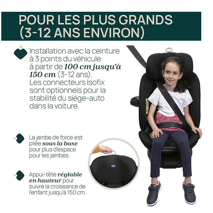 Κάθισμα Αυτοκινήτου EverOne i-Size 40-150cm Black - Chicco  