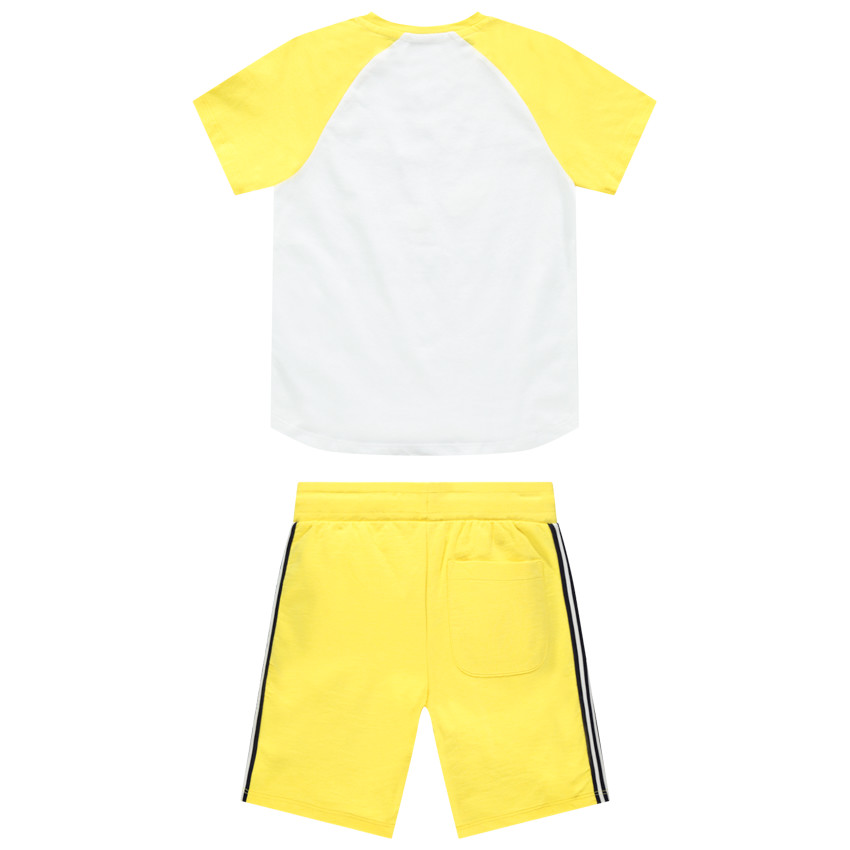 Σετ t-shirt σχέδιο Mickey Disney και βερμούδα με ρίγες 