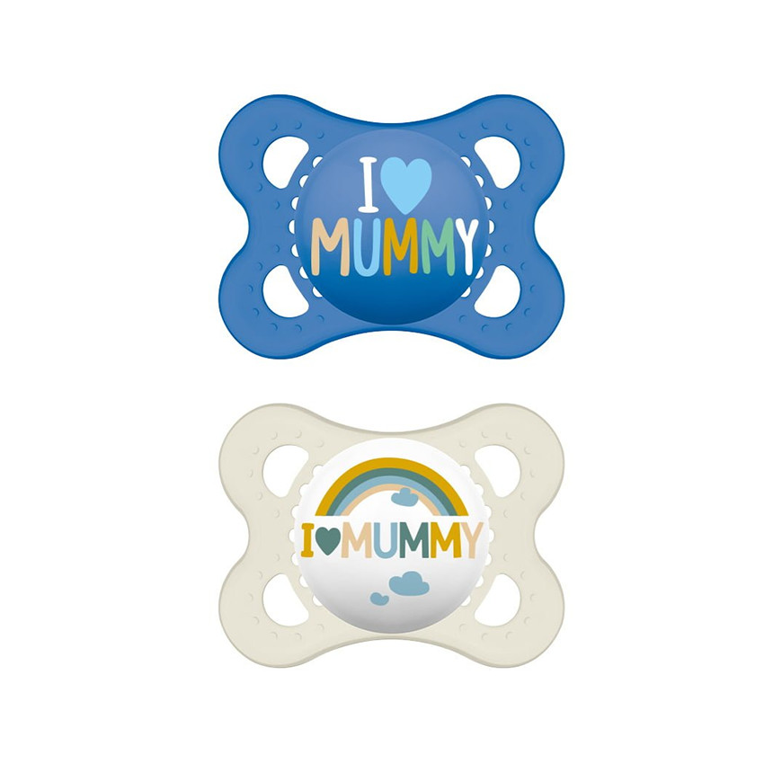 Πιπίλα Ι Love Mummy & Daddy Σιλικόνης 2-6 μηνών 