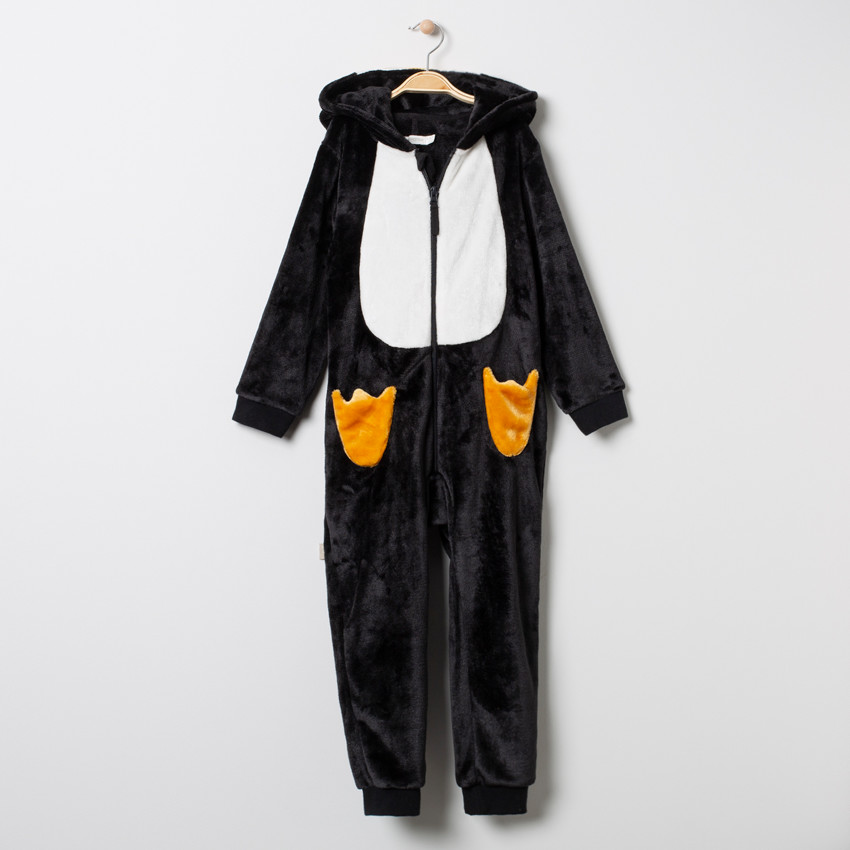 Surpyjama pingouin en sherpa 