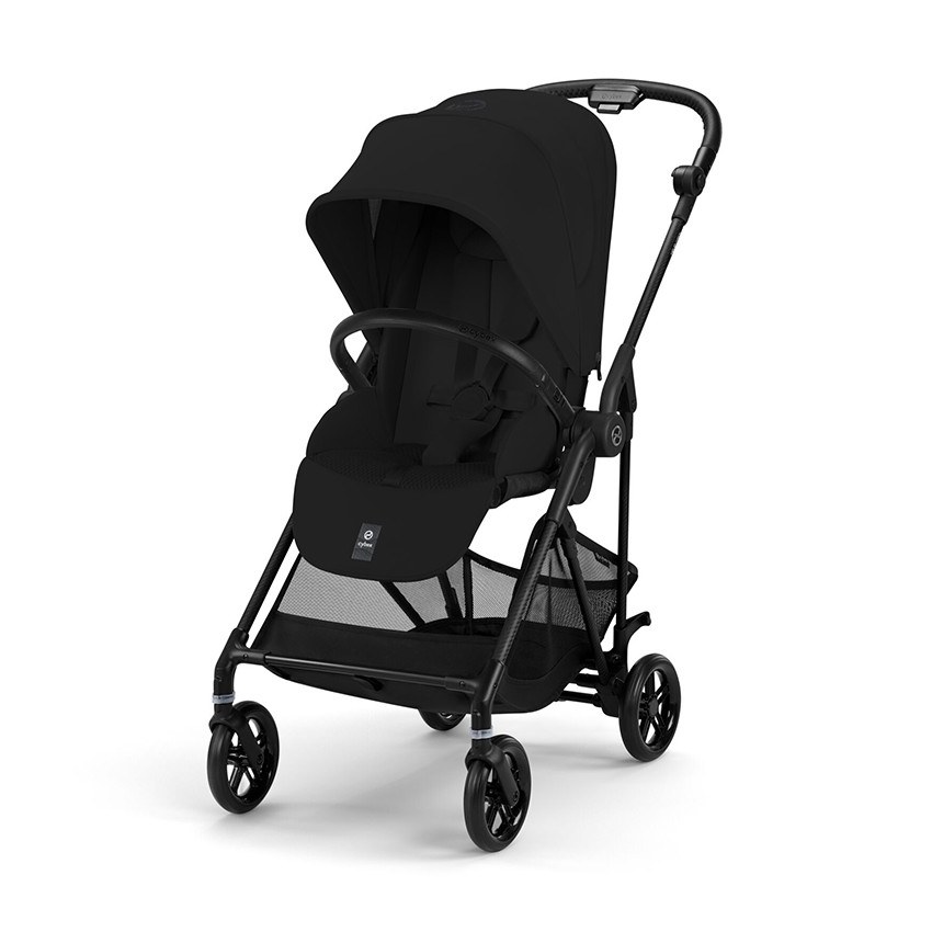 Poussette citadine ultralégère Melio carbon/magic black 