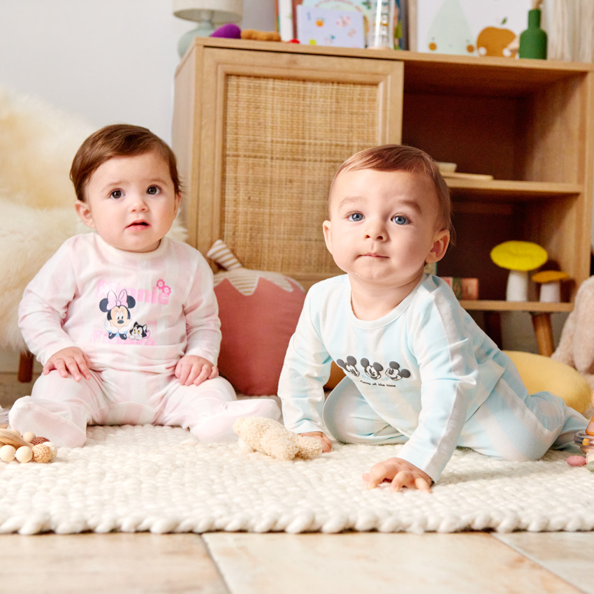 Σετ από 2 πυτζάμες φόρμας Mickey Disney για αγόρι βρέφος. 