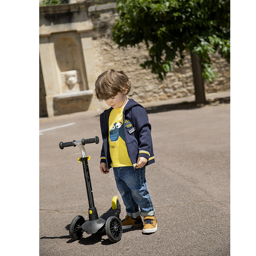 Jean denim effet used με τσέπη σχέδιο για bebe αγόρι 