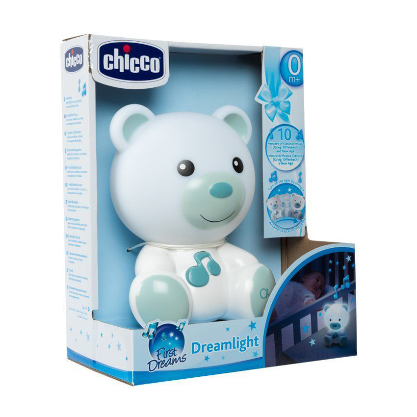 Μουσικό Νυχτερινό Φως Dreamlight Bear - Μπλε 