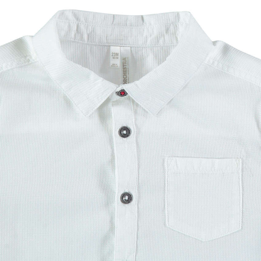 Μακρυμάνικο βαμβακερό πουκάμισο με στάμπα πυροσβεστική 