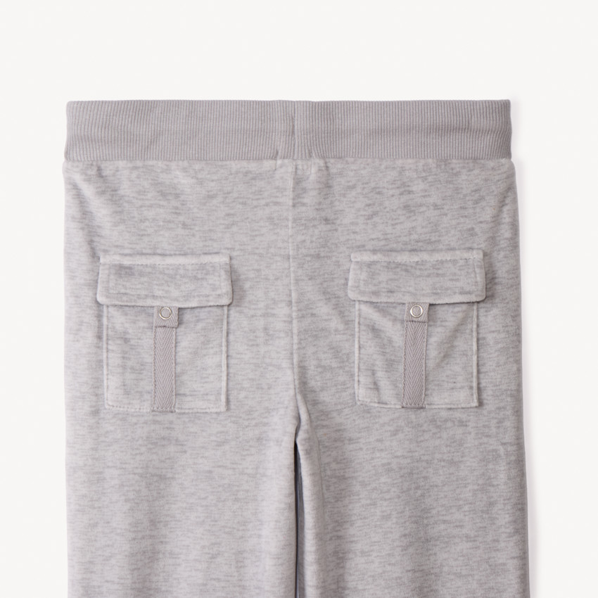 Σετ ζακέτα με κουκούλα και μονόχρωμο παντελόνι φόρμας για κορίτσι 