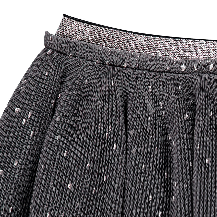 Φούστα κοντή με τούλι μαύρο étoilé για κορίτσι 