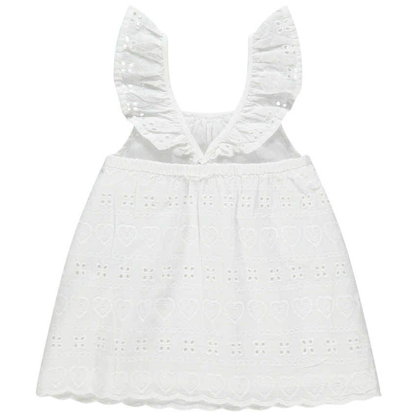 Top  με δαντέλα και τιράντες με βολάν 