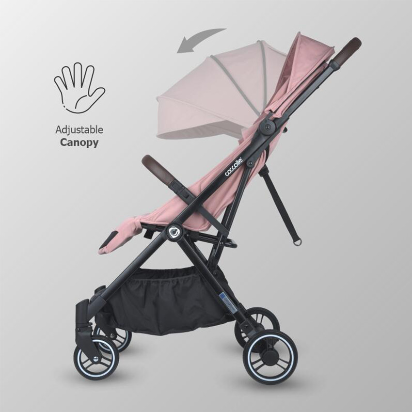 Καρότσι Με Αυτόματο Κλείσιμο Coccolle Melia/Blush Rose 