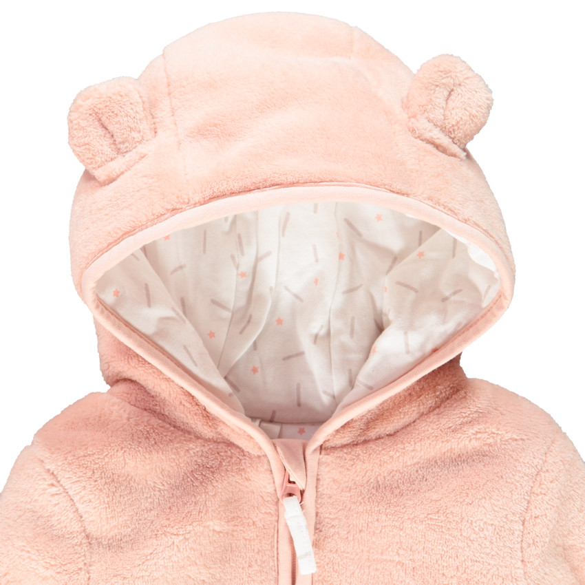 Φούτερ με κουκούλα για κορίτσι μωρού 