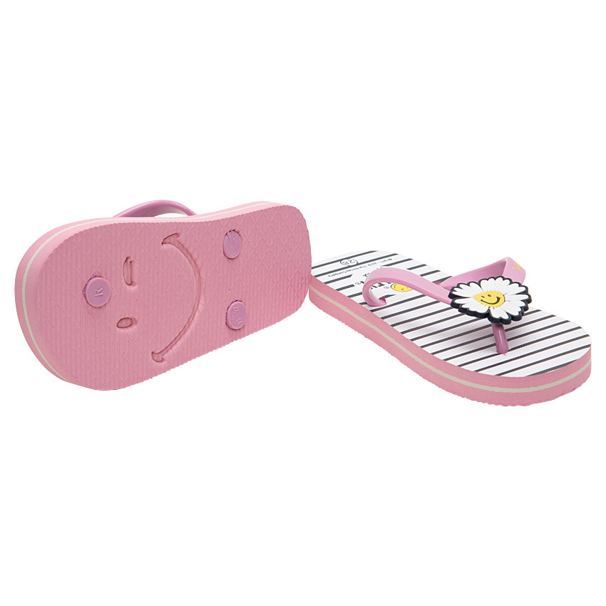 Ριγέ σαγιονάρες με μαργαρίτα Smiley  Additional Ριγέ σαγιονάρες με μαργαρίτα Smiley