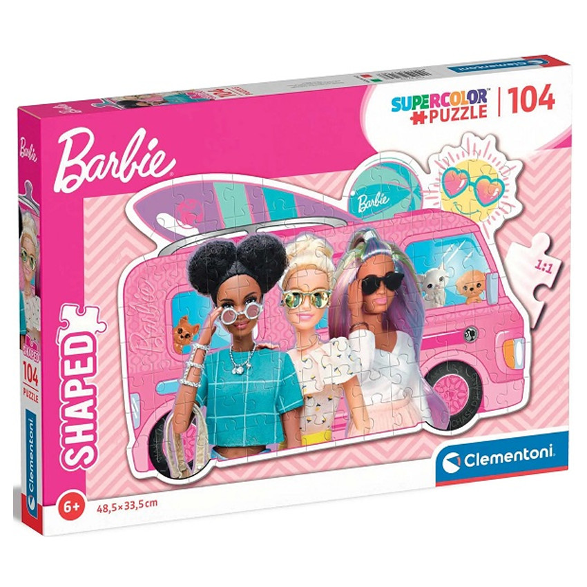 Clementoni Παιδικό Παζλ Super Color Barbie 104 Τμχ Clementoni