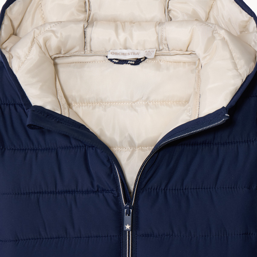 Μπουφάν λεπτό καπιτονέ με κουκούλα για αγόρι 