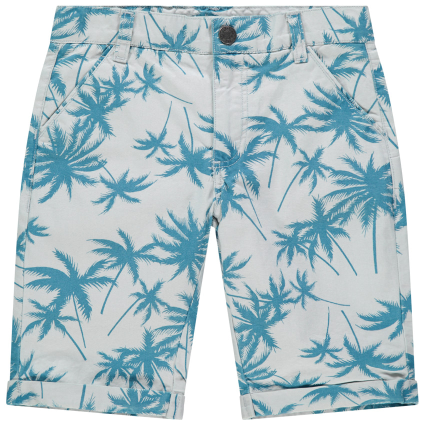 Βερμούδα με φοίνικες σχέδια σε όλη την επιφάνεια 