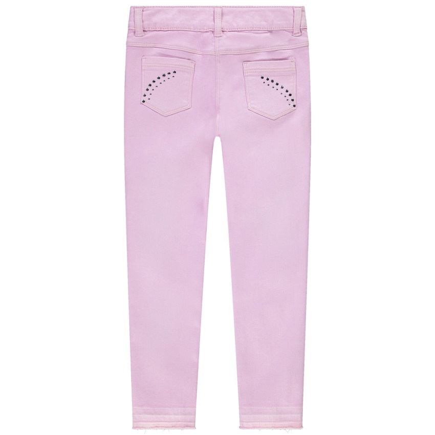 Jean slim μονόχρωμο denim για κορίτσι 