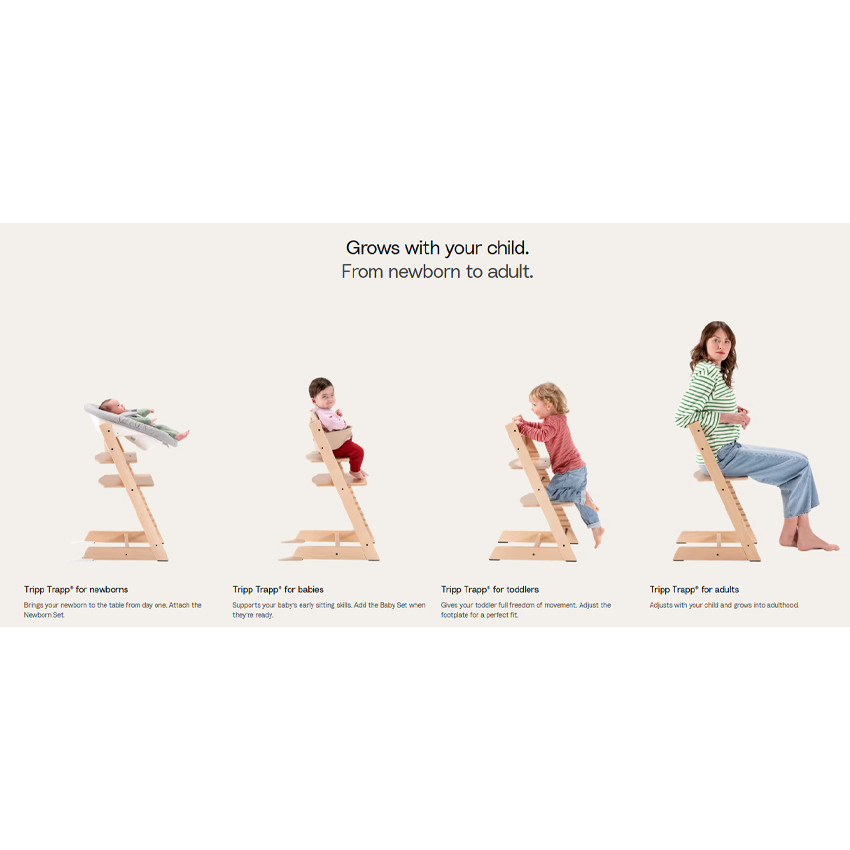 Chaise haute Tripp Trapp évolutive Warm Brown 