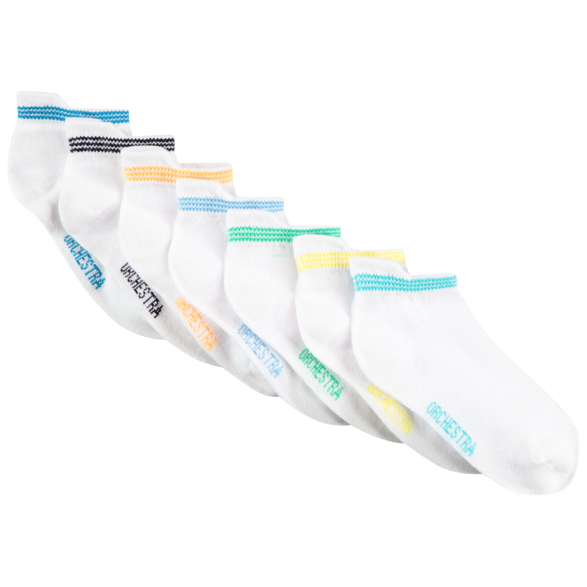 Σετ από 7 ζευγάρια κοντών κάλτσων για αγόρι 
