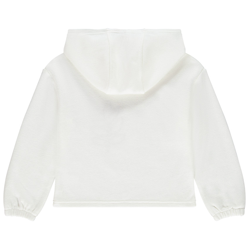 Φούτερ molleton με κουκούλα σχέδιο graphique για κορίτσι 