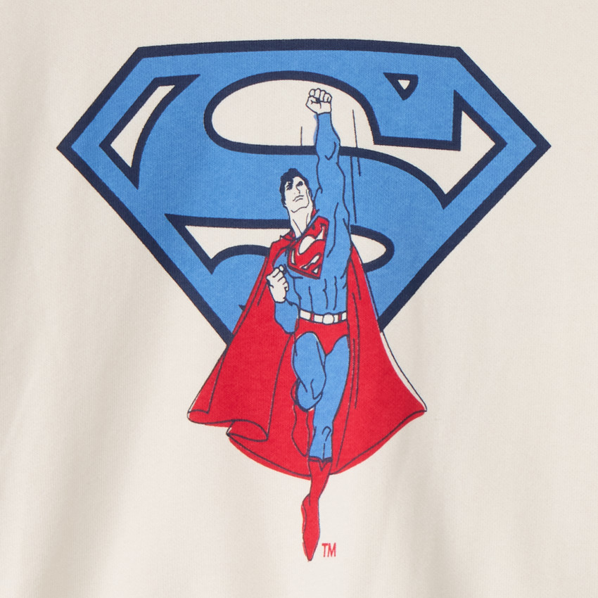 Φούτερ molleton oversize Superman Warner για bebe αγόρι 