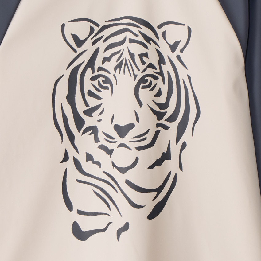 Ποδιά ζωγραφικής με τύπωμα τίγρης για αγόρι 