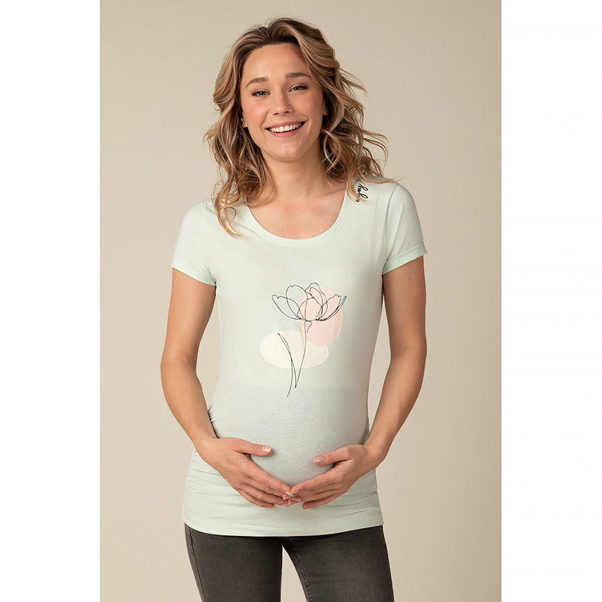 T-shirt de grossesse manches courtes printé   Additional T-shirt de grossesse manches courtes printé