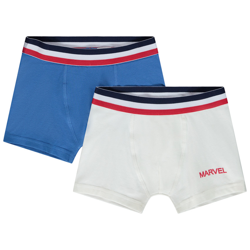 Σετ 2 μποξεράκια σε jersey prints Marvel για αγόρι 